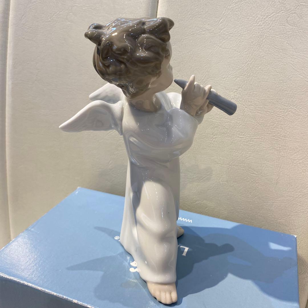 美品！ ☆リヤドロ☆ 天使とフルート 可愛い天使　箱あり