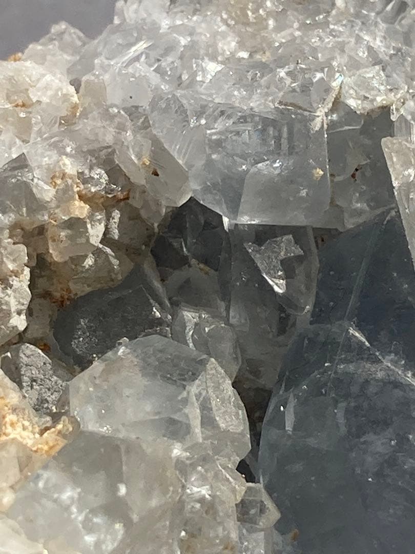 セレスタイト　原石　虹入　天然石　特大♡ キラキラつやつや