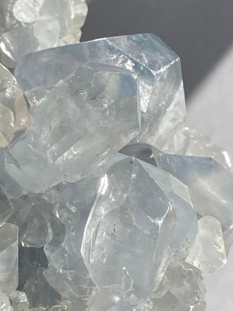 セレスタイト　原石　虹入　天然石　特大♡ キラキラつやつや