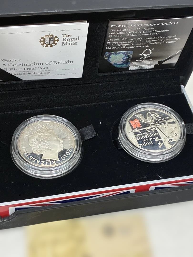 The  Mint 銀貨 ロンドン五輪 2012記念硬貨 オリンピック