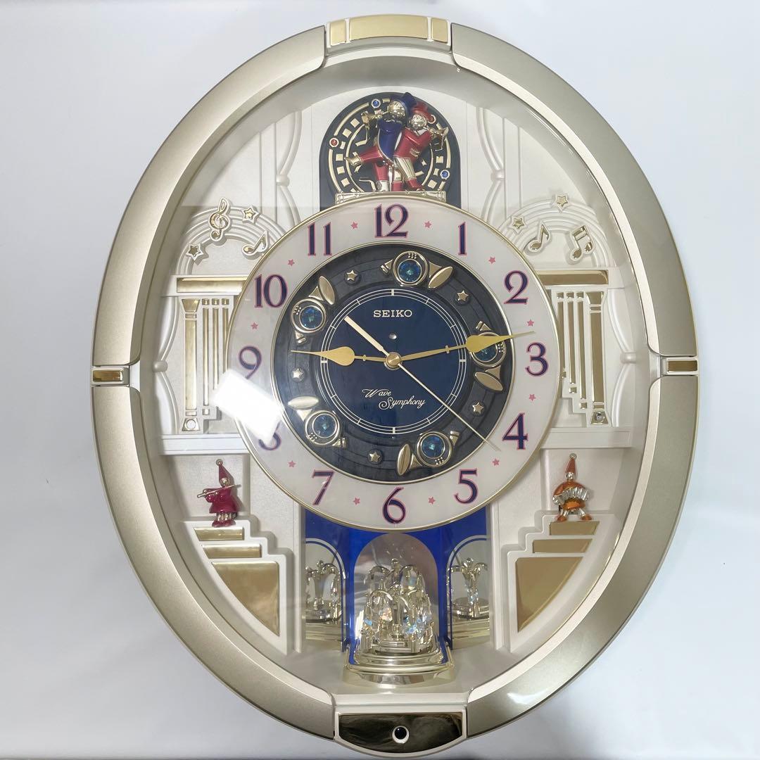 SEIKO セイコークロック RE572S 電波からくり 掛時計 - メルカリ