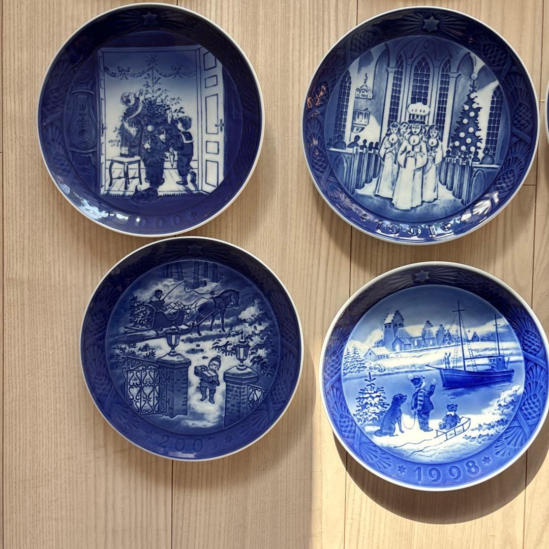 【まとめ売り】ロイヤルコペンハーゲン　イヤープレート　百貨店で購入