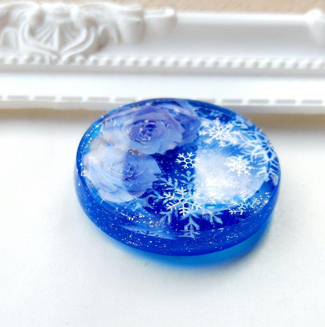 【1672】レジン　ヘアゴム　ポニーフック　ブロ―チ　ハンドメイド