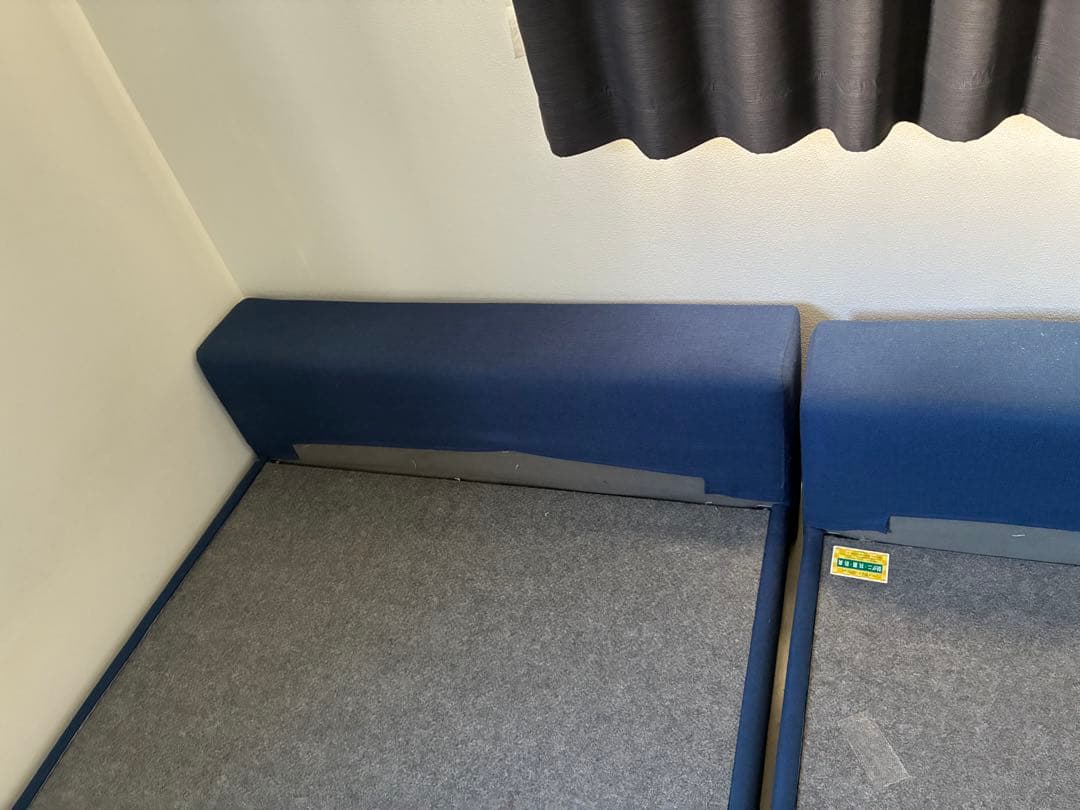 ハグミル　ベッドフレーム　セミダブルとシングルのセット　ワイドキング