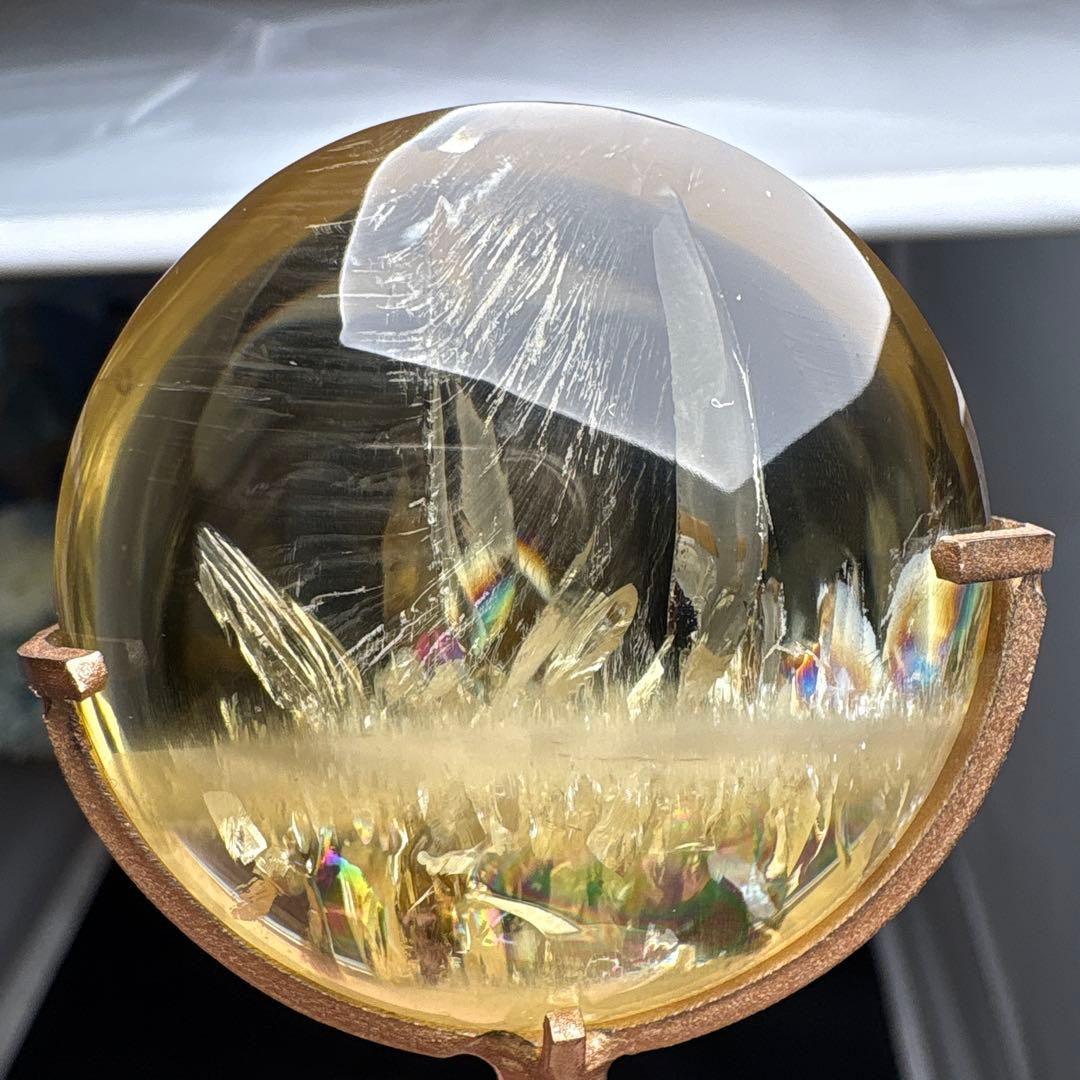 高品質 シトリン おはじき型♡♡No.2652