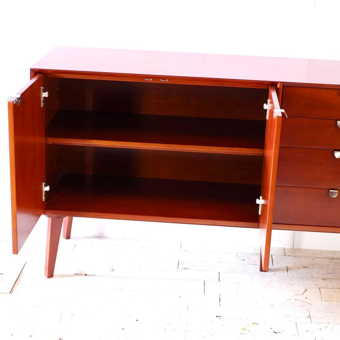 K 新品 北欧 160cm リビングボード キャビネット サイドボード 収納