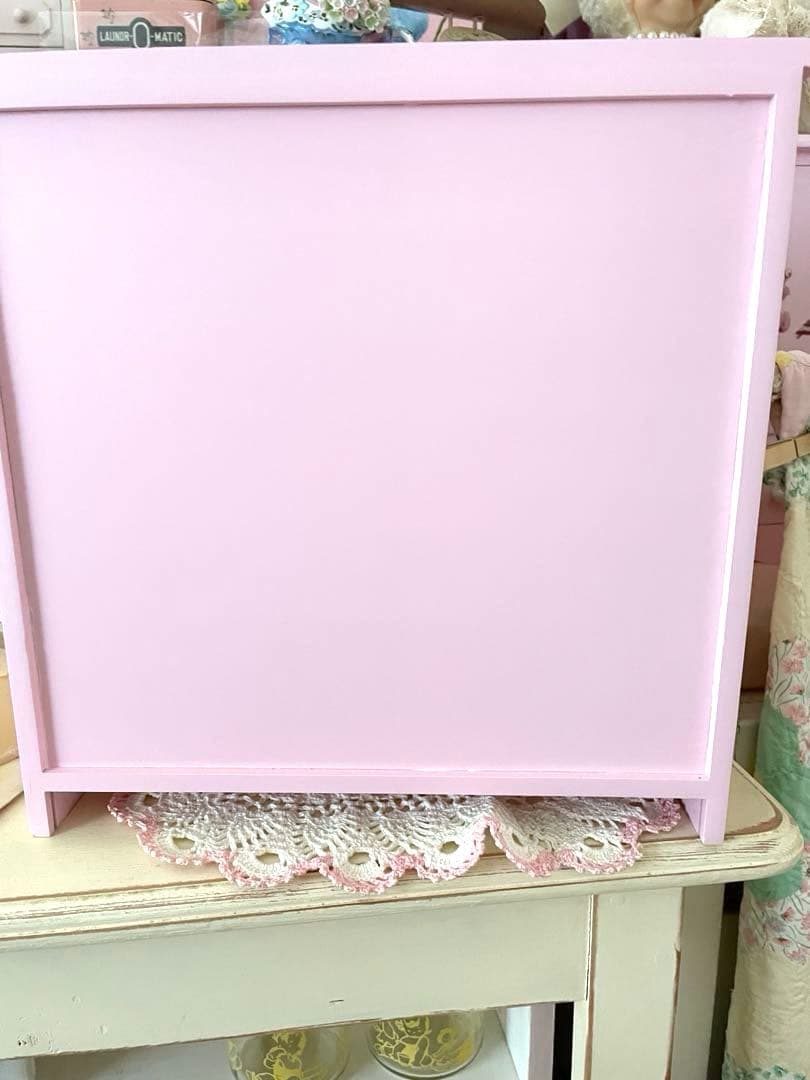 ピンクの小さなチェスト＆デカール·͜· ♡