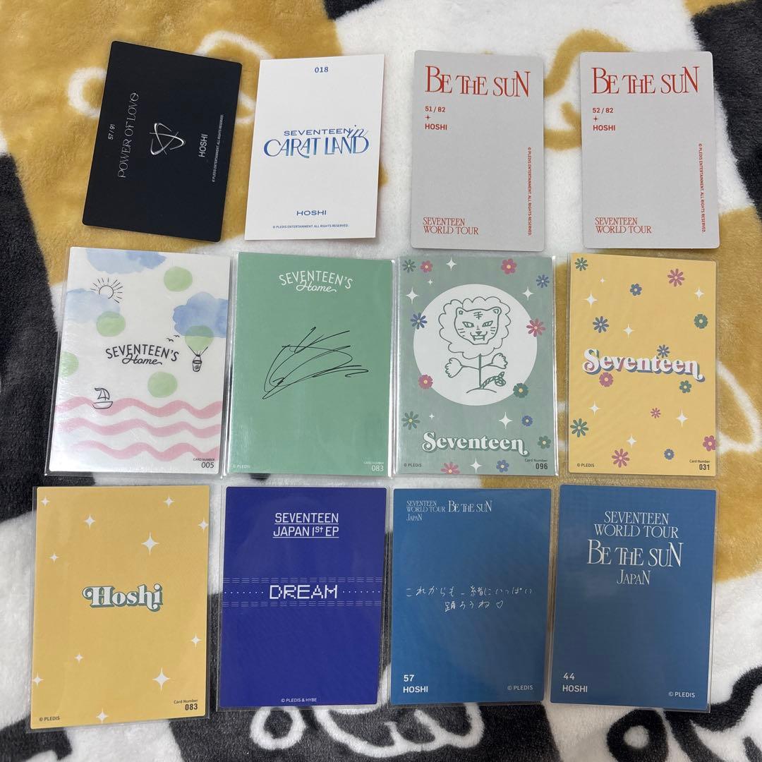 seventeen セブチ ホシ トレカ 12枚セット まとめ売り - メルカリ