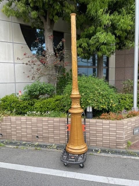 ゴールド装飾水栓柱