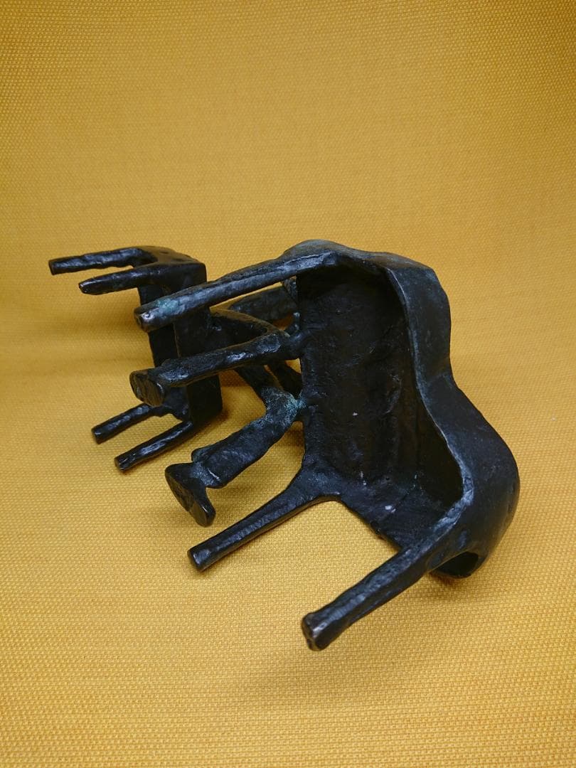 ビンテージ　ピアノ　音楽家　銅製　置物　インテリア　工芸品　美術品　A3190