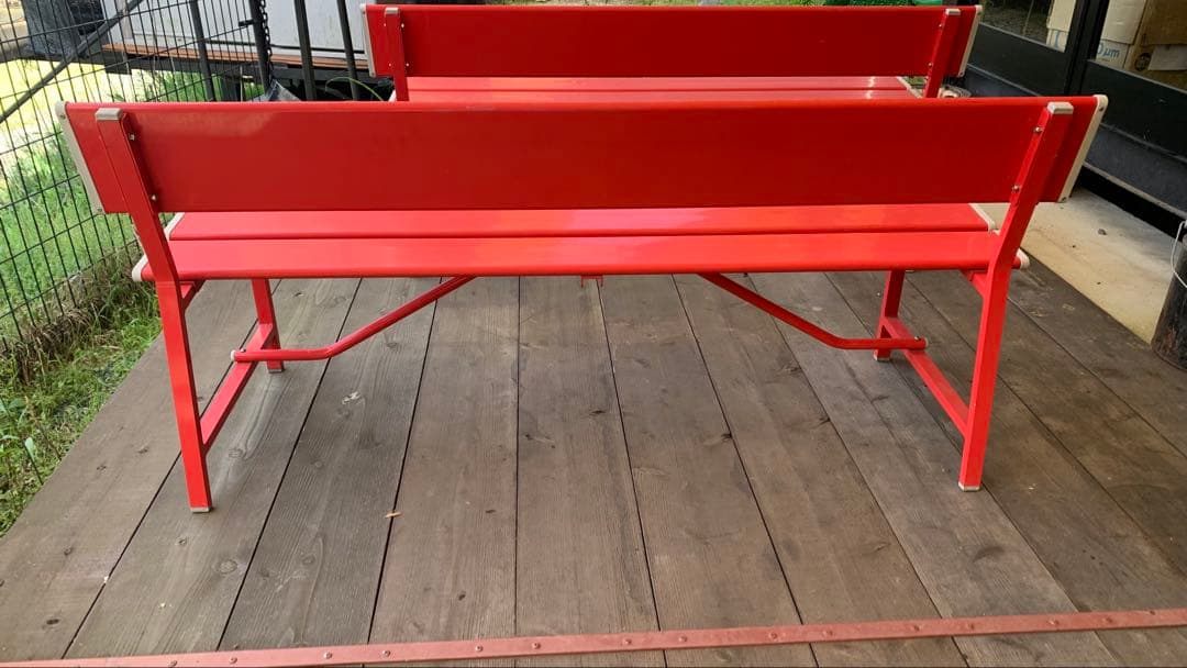 Coca-Cola ベンチ3台