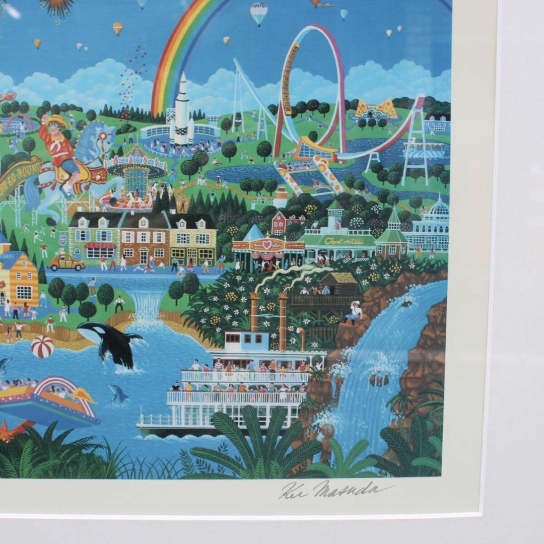 ケイ・マスダ Kei Masuda シルクスクリーン アドベンチャーランド