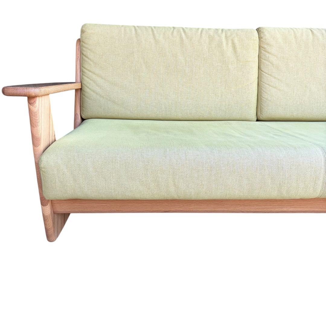 極美品 飛騨産業 baguette life バゲット ライフ 3人掛け ソファ