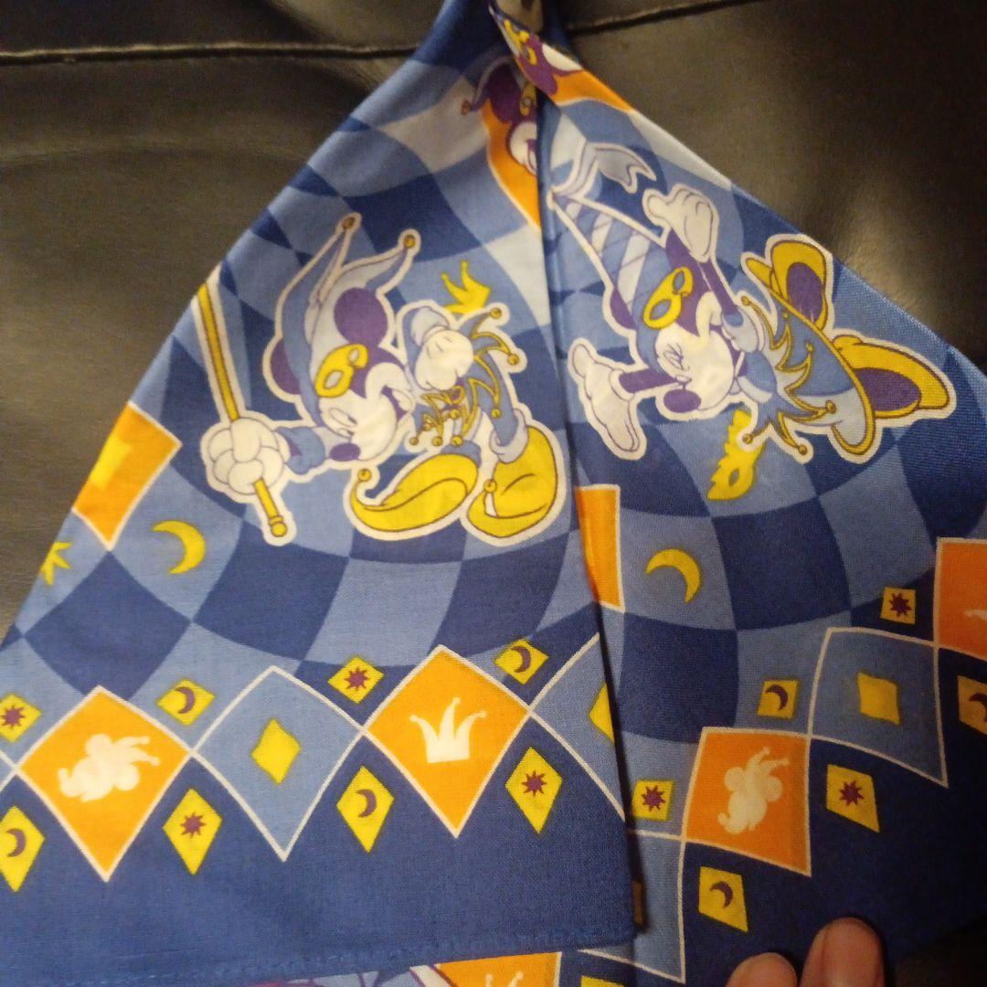 ディズニーランドレトロ15thべんとうチーフ2枚バンダナ2枚ハンカチ