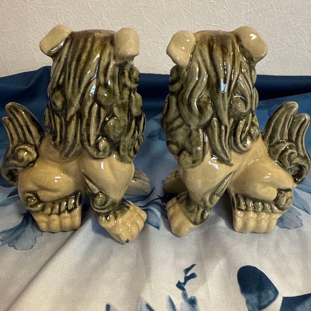 沖縄シーサー 琉球焼「くちゃ窯」作 - メルカリ