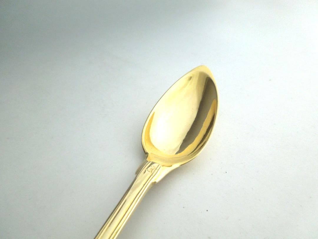 フランス　シルバースプーン　ヴェルメイユ　純銀