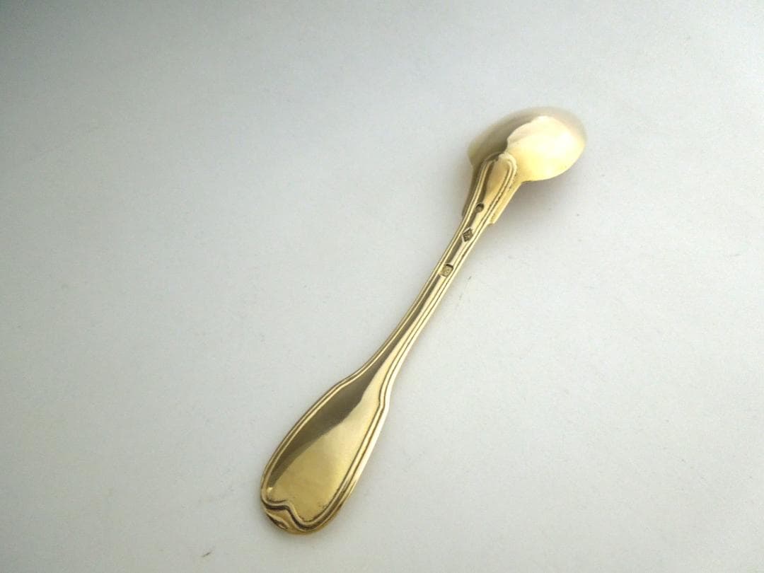 フランス　シルバースプーン　ヴェルメイユ　純銀