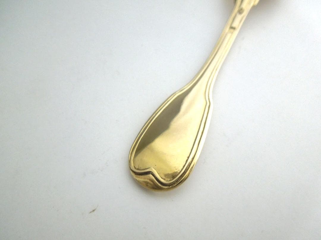 フランス　シルバースプーン　ヴェルメイユ　純銀