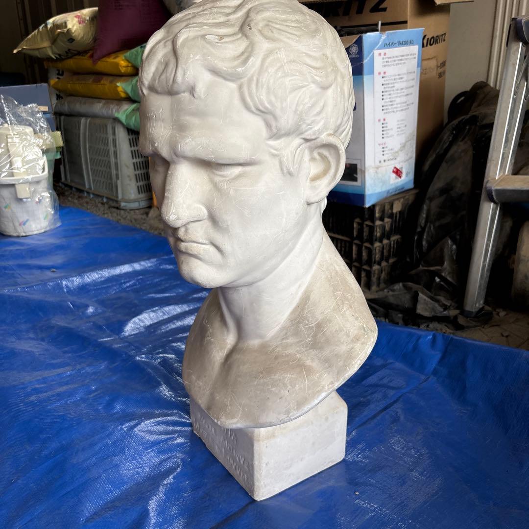 石膏像　アグリッパ　彫刻胸像