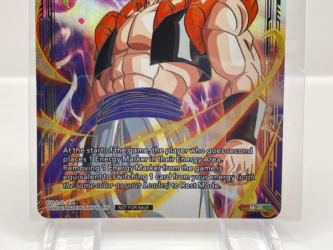 超希少 英語版 ゴジータ エナジーマーカー プロモ ドラゴンボール 新品未開封