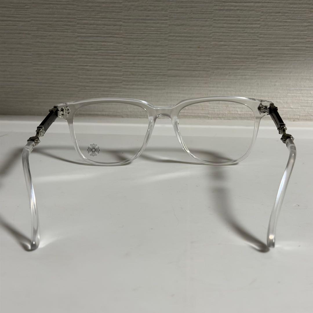 伊達メガネ　サングラス クロス ホワイト&ゴールドy2k クロムハーツ好きに