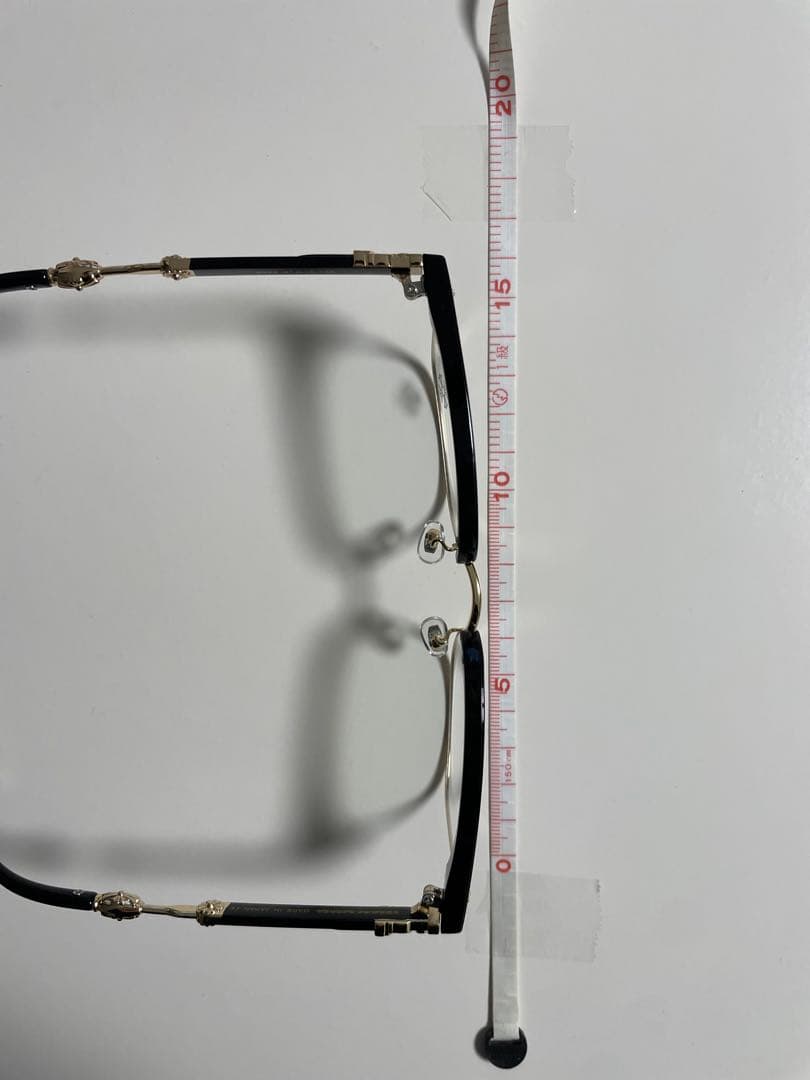 伊達メガネ　サングラス クロス ホワイト&ゴールドy2k クロムハーツ好きに