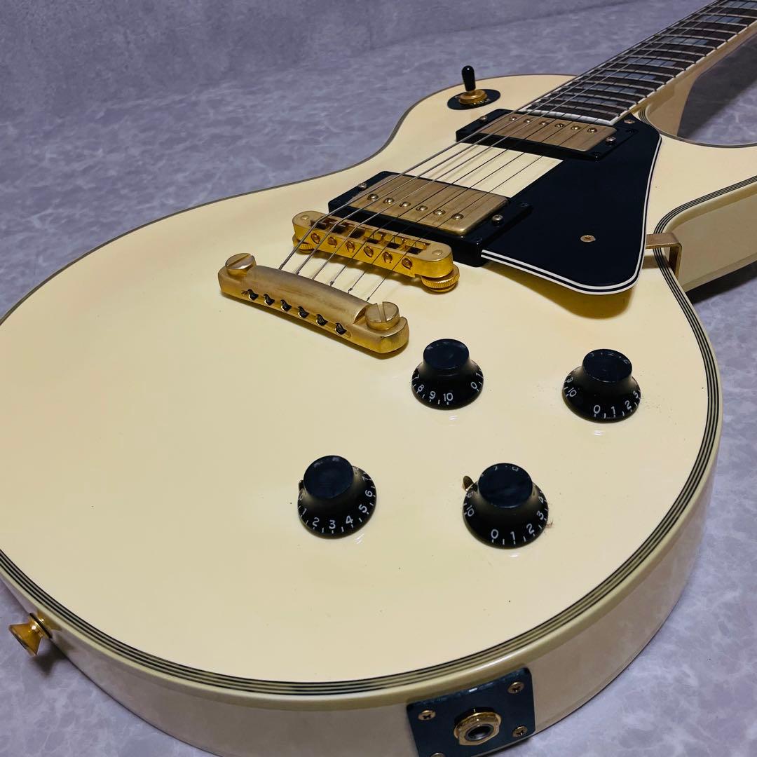 美品 Burny バーニー レスポール カスタム フェルナンデス ホワイト