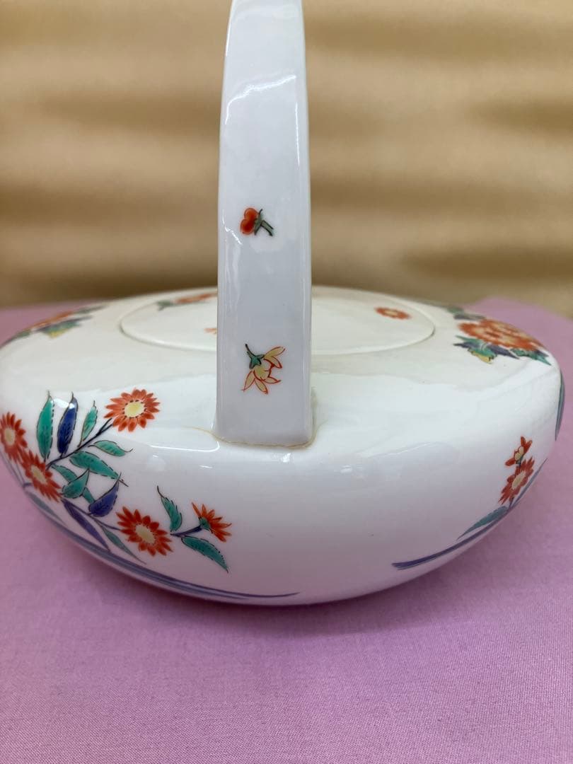 濁手　菊花文銚子