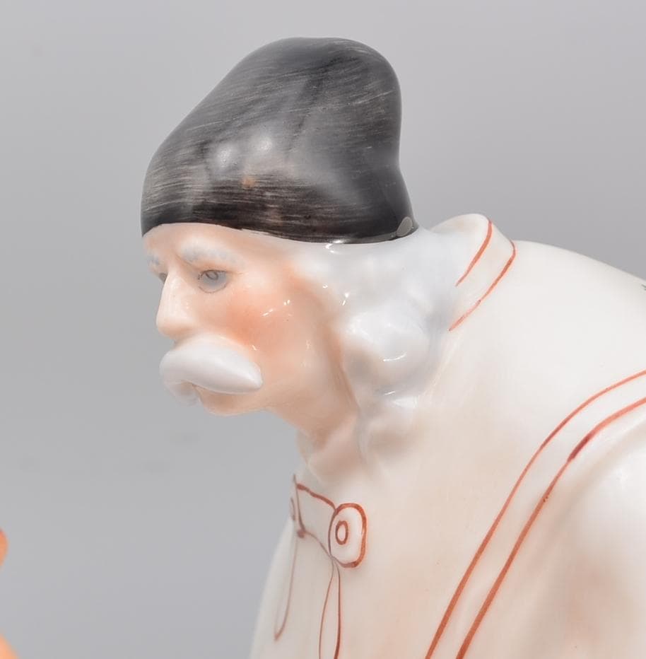 父と子の別れ　＃5506　★ヘレンド　HEREND　ハンガリー　ヴィンテージ