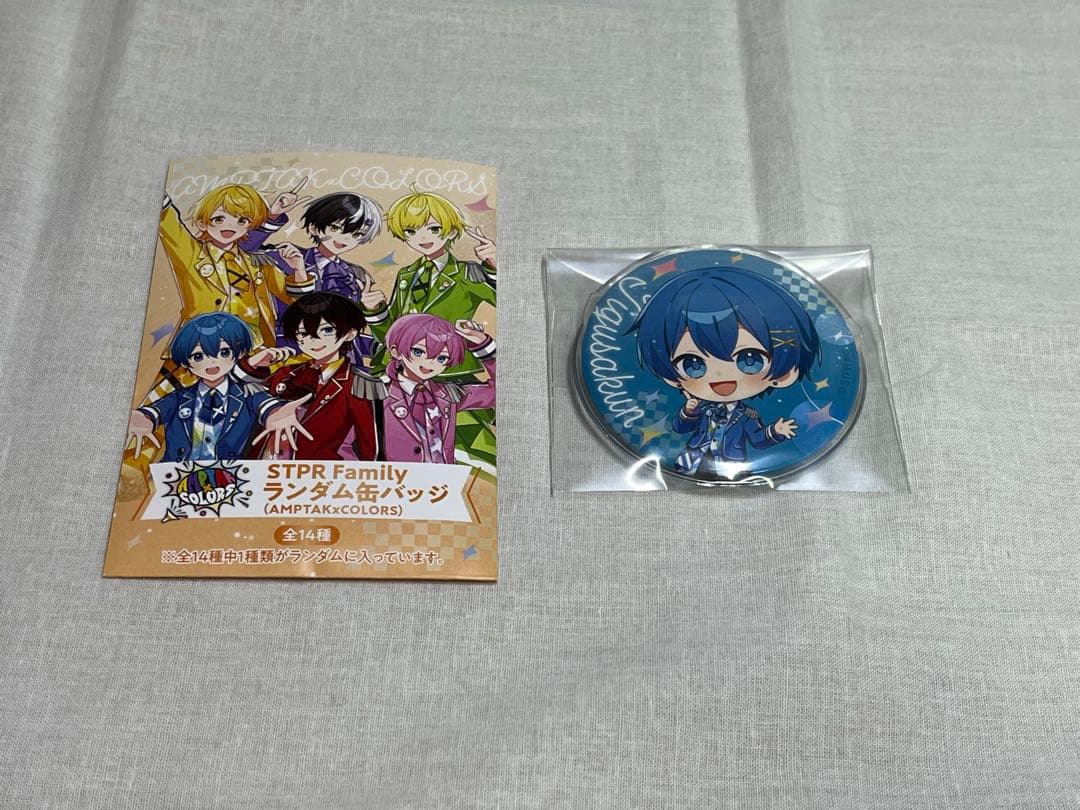 AMPTAK×COLORS ちぐさくん ランダム缶バッジ - メルカリ