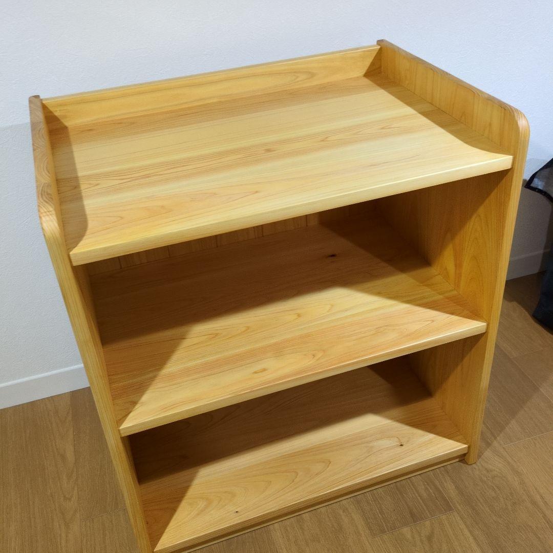 美品！　なかよしライブラリー　自然素材100パーセント いろは家具　特注　B