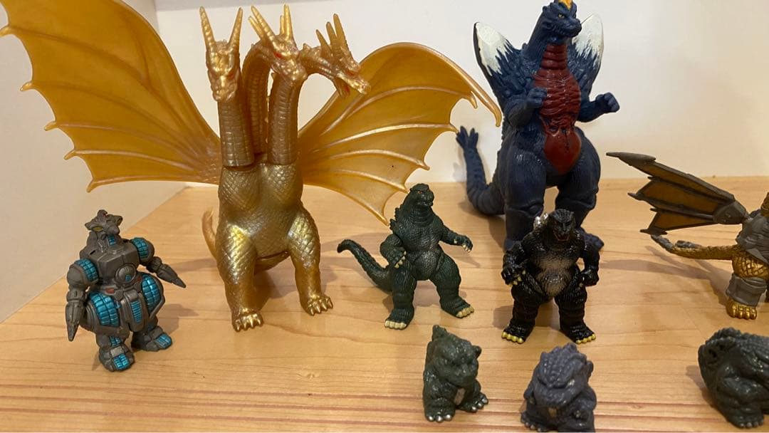 8個】鎮座獣 キングギドラ スペースゴジラ リトルゴジラ モスラ