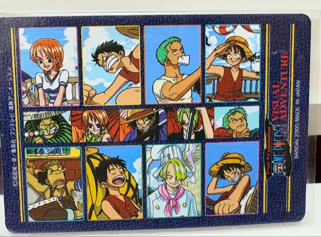 当時物 ONEPIECEビジュアルアドベンチャーキラ1枚 - メルカリ