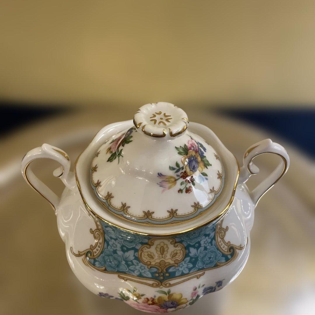 英国製 希少 美品 ロイヤルアルバート レディアスコット シュガー