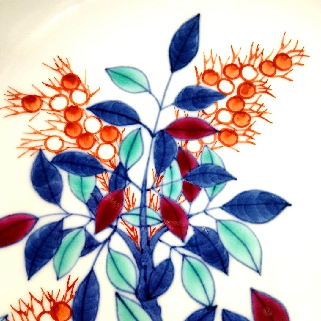 ☆ 叶 松谷 清水焼 色絵大皿 - メルカリ