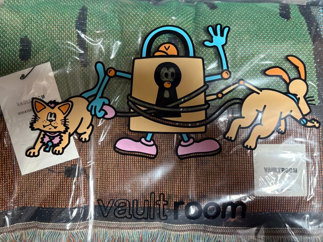 に*く様 VAULTROOM DOG & DUCK BLANKET ブランケット
