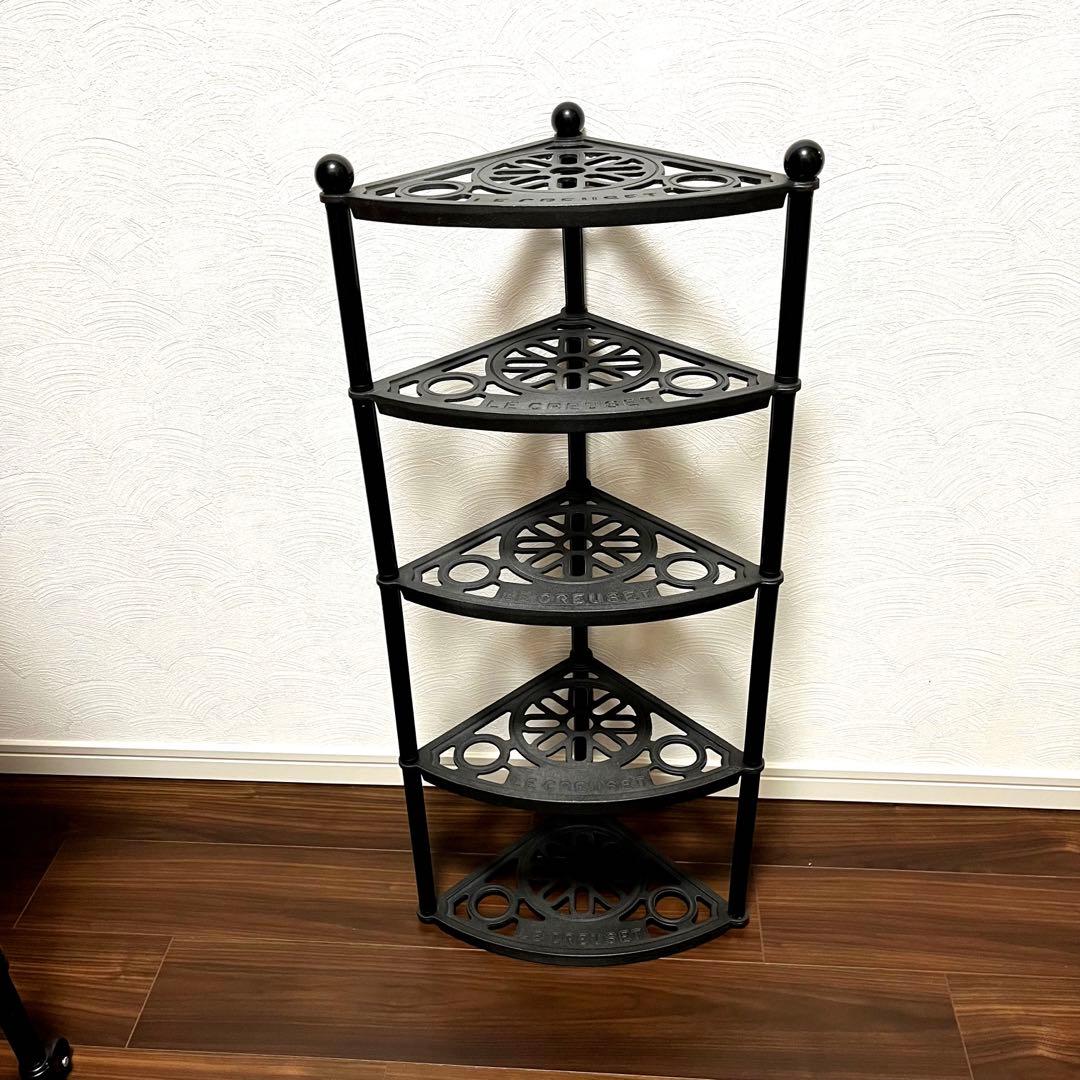 ルクルーゼ ポットスタンド 黒 マットブラック - メルカリ