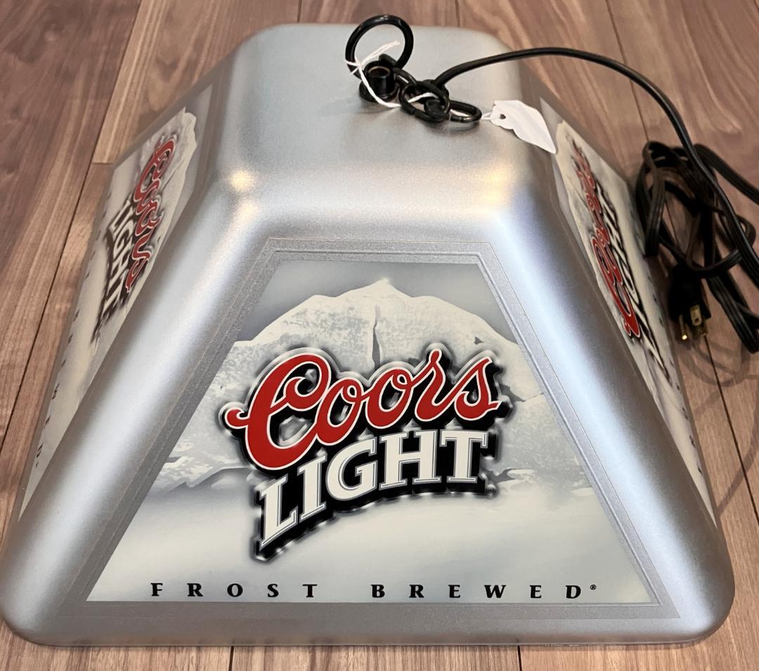 Coors Light ランプ 2002年 プールバーライト Bud Light