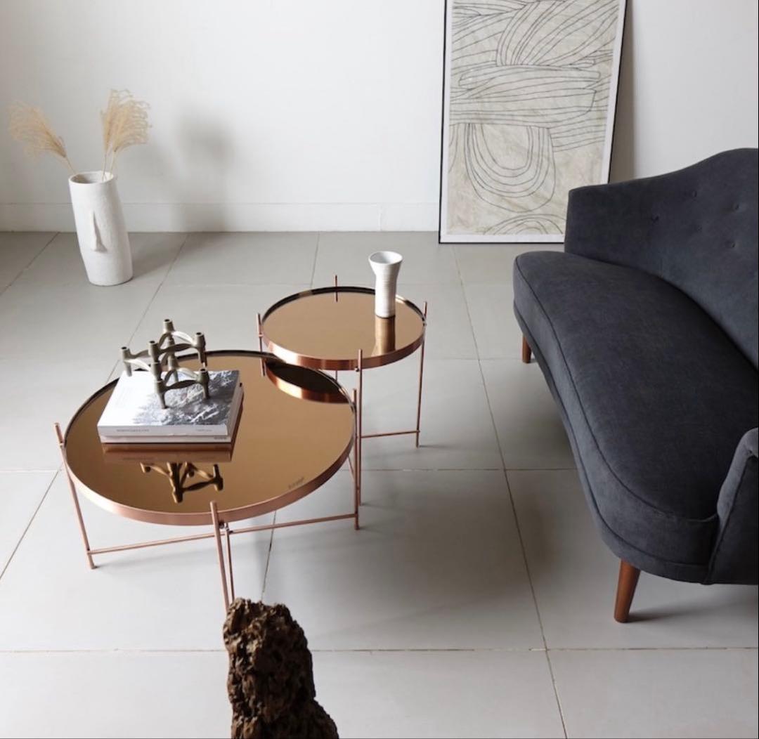 Zuiver コーヒーテーブル 大小セット サイドテーブル ザイファー