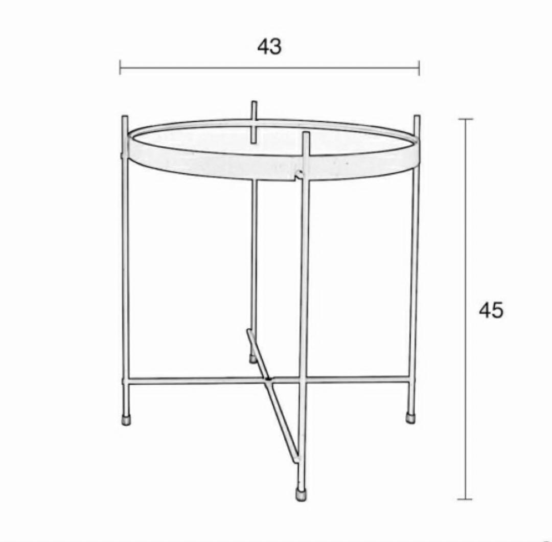 Zuiver コーヒーテーブル 大小セット サイドテーブル ザイファー