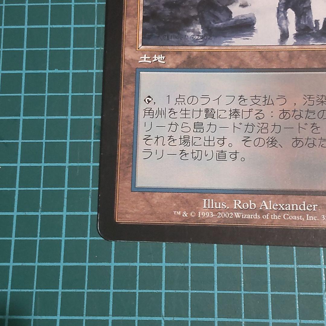 【匿名配送】マジック・ザ・ギャザリング　汚染された三角州　希少