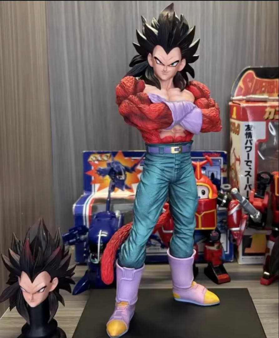 ドラゴンボール ガレージキット 悟空&ベジータ サイヤ人4フィギュア 約