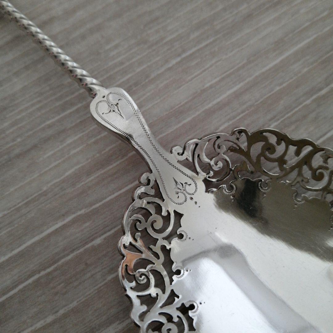 純銀アンティーク　サーバースプーン