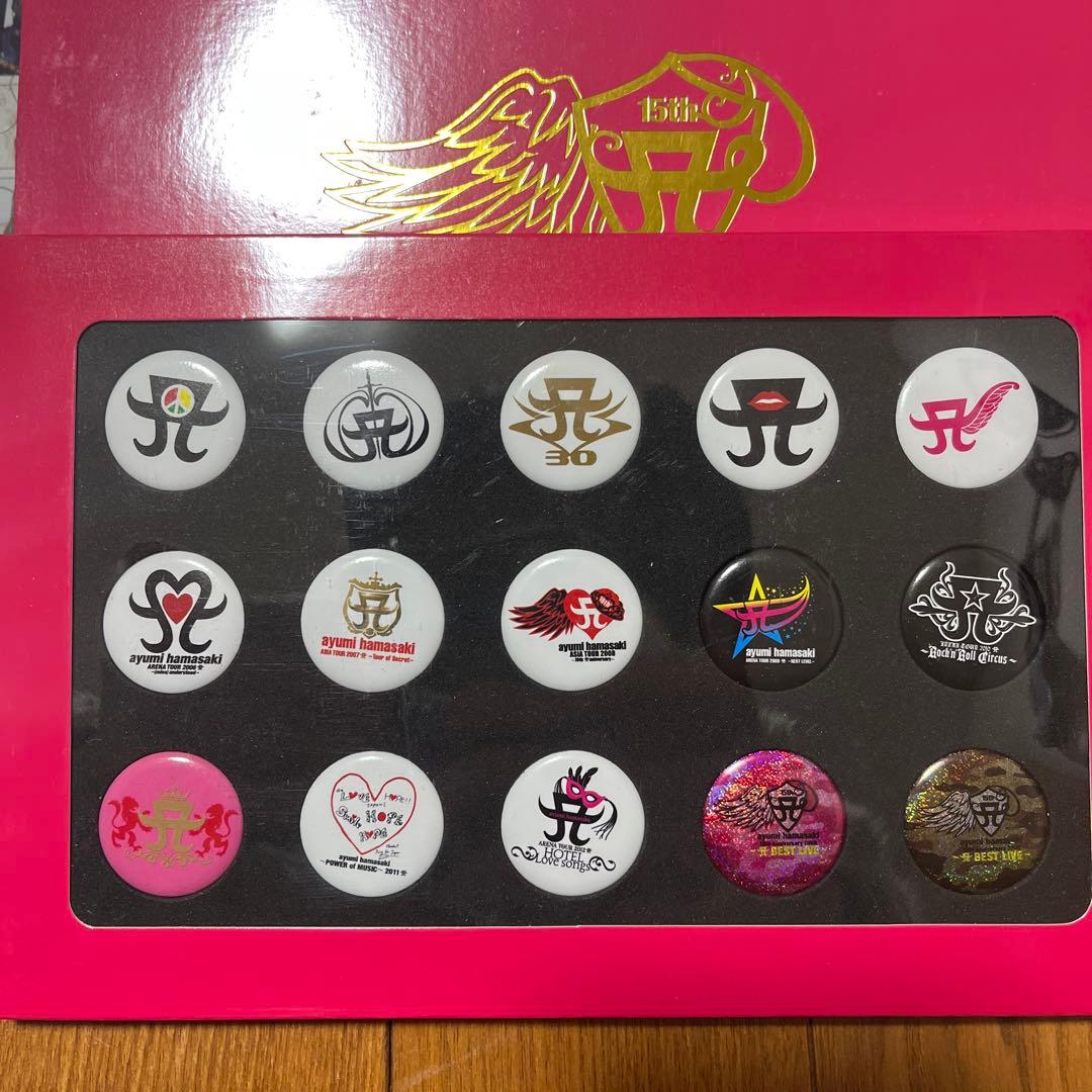 浜崎あゆみ グッズ Team Ayu 缶バッジ ミサンガ ポストカード等 非売品