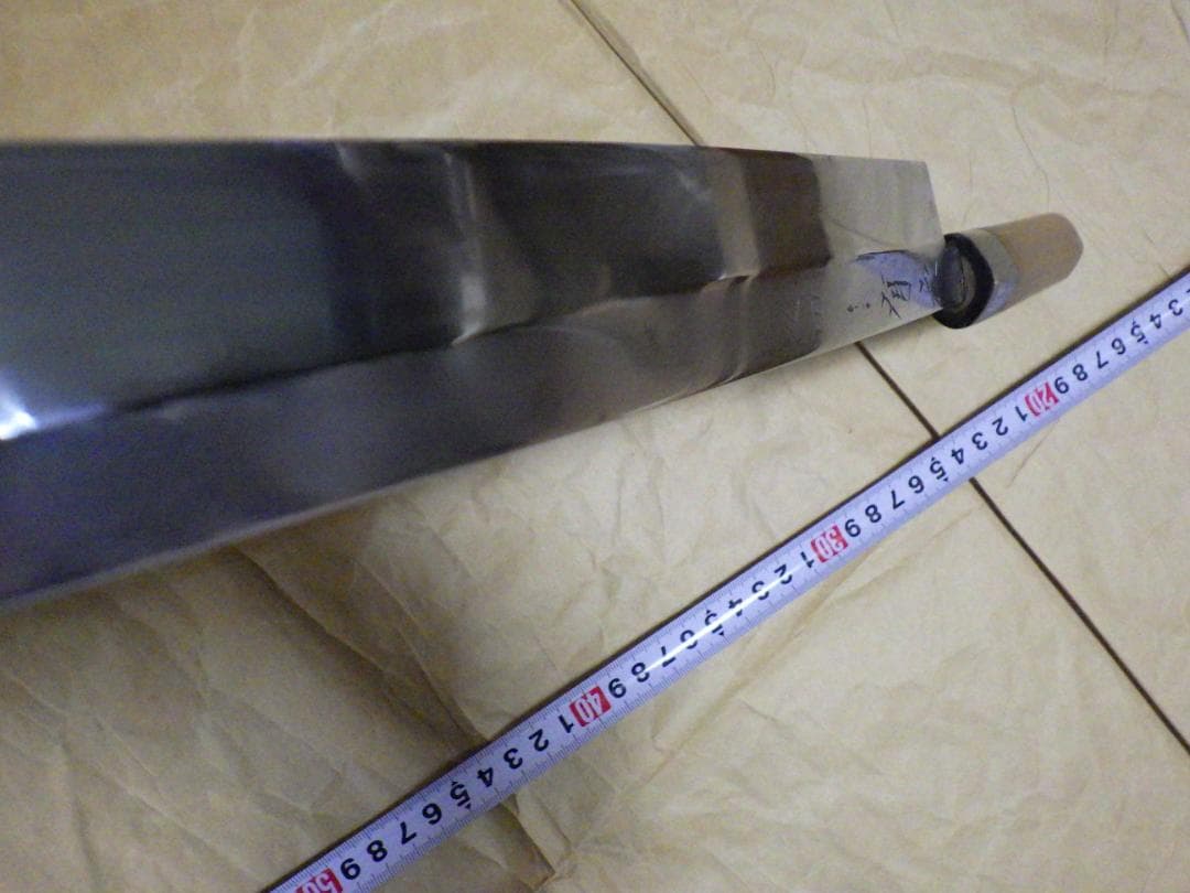 京都/有次★水本焼/柳刃刺身包丁刃渡尺１寸327ｍｍ/純日本鋼　▲記名有▲