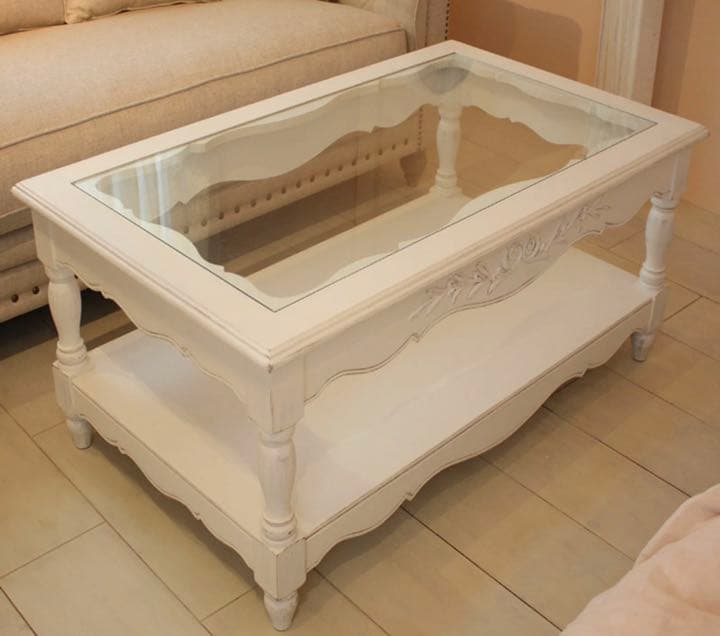 カントリーコーナー  ガラス センターテーブル