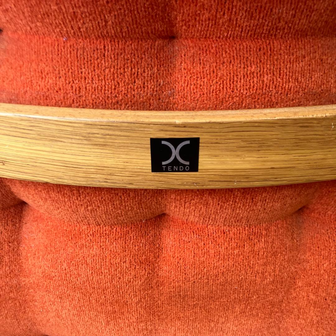 ② 天童木工 プライウッド アームチェア 一人掛けソファー ベントウッドチェアー