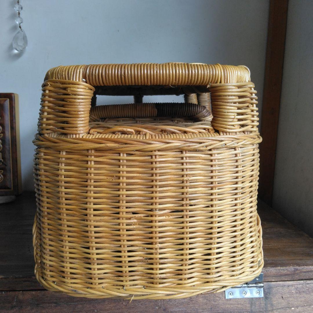 昭和レトロ　ミニ籐 バス インテリア　雑貨　コレクション