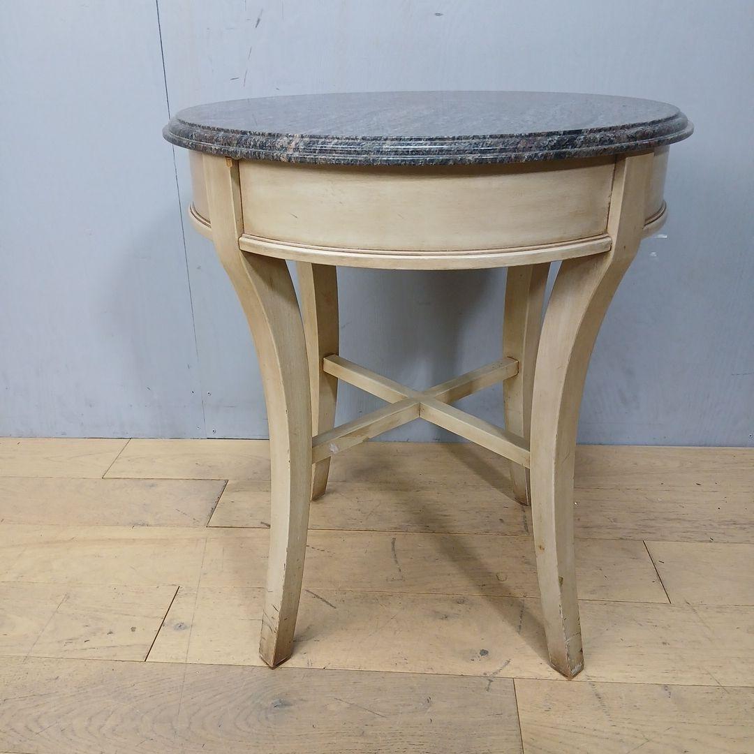 DREXEL HERITAGE サイドテーブル 大理石 ④