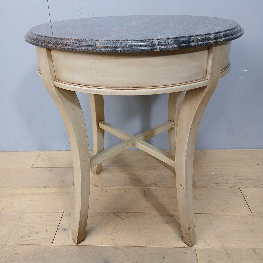 DREXEL HERITAGE サイドテーブル 大理石 ④